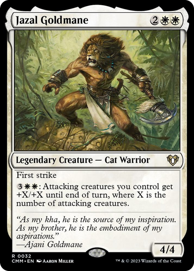 0032 Jazal Goldmane R Commander Masters