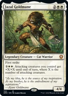 0102 Jazal Goldmane M Commander: Dominaria United