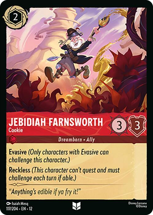 0117 Jebidiah Farnsworth - Cookie Uncommon Wilds Unknown