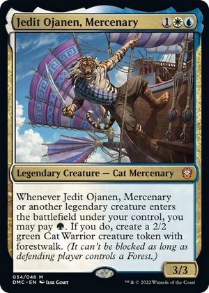 0034 Jedit Ojanen, Mercenary M Commander: Dominaria United