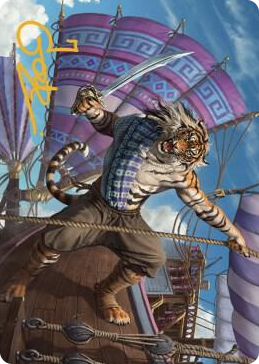 0048 Jedit Ojanen, Mercenary Art Card (Gold-Stamped Signature) S Art Series: Dominaria United