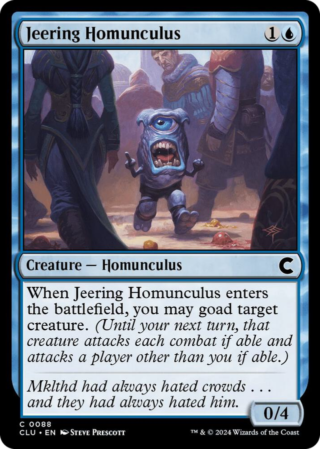 0088 Jeering Homunculus C Ravnica: Clue Edition