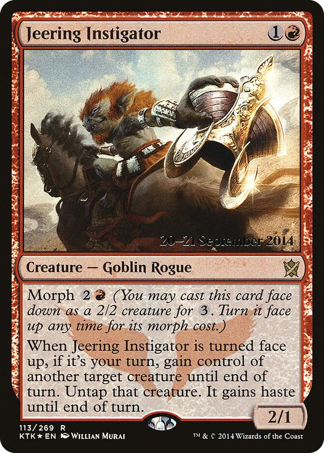Jeering Instigator #113 R - Prerelease Cards Pokemon card