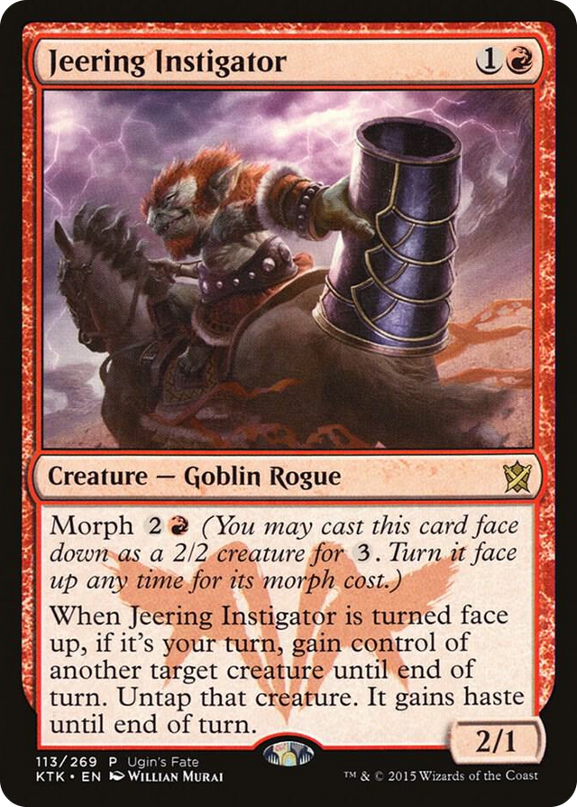 0113 Jeering Instigator P Ugin's Fate Promos