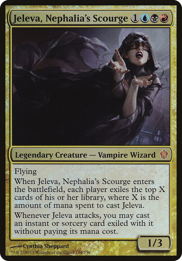 0194 Jeleva, Nephalia's Scourge (Commander 2013) S Oversize Cards