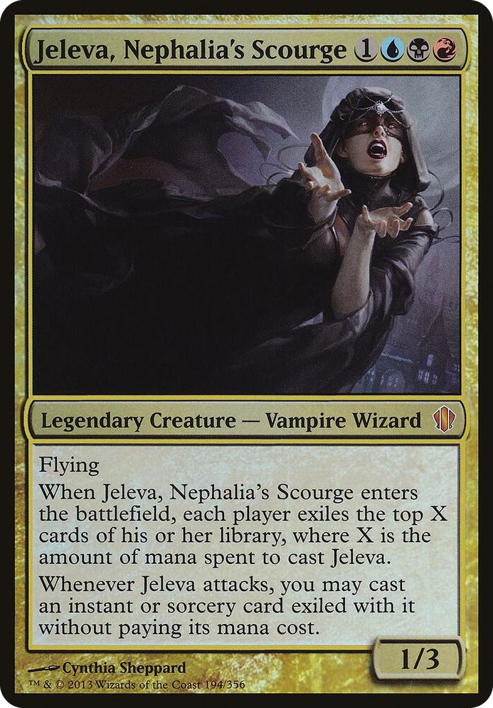 Jeleva, Nephalia's Scourge (Commander 2013) #194 S - Oversize Cards Pokemon card
