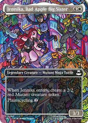 0203 Jennika, Bad Apple Big Sister (Borderless) C Teenage Mutant Ninja Turtles