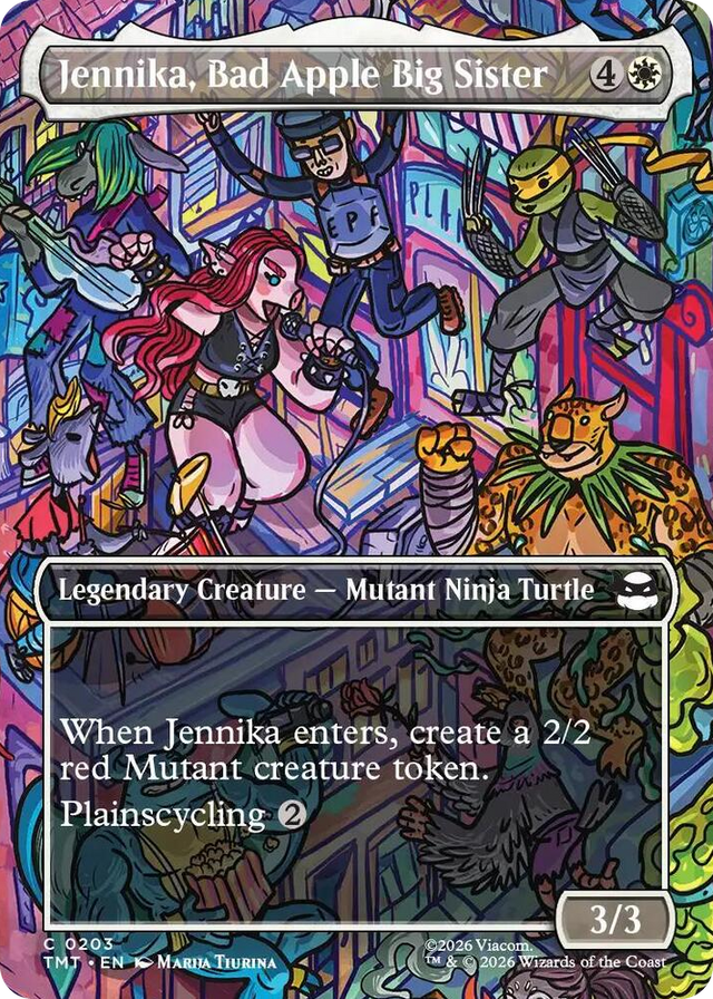0203 Jennika, Bad Apple Big Sister (Borderless) C Teenage Mutant Ninja Turtles
