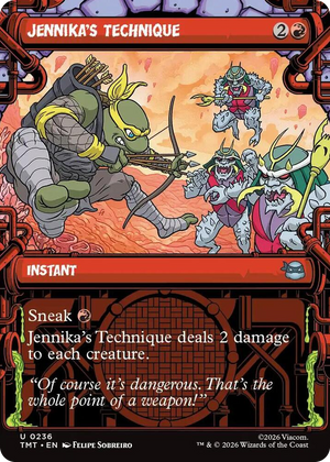 0236 Jennika's Technique (Showcase) U Teenage Mutant Ninja Turtles