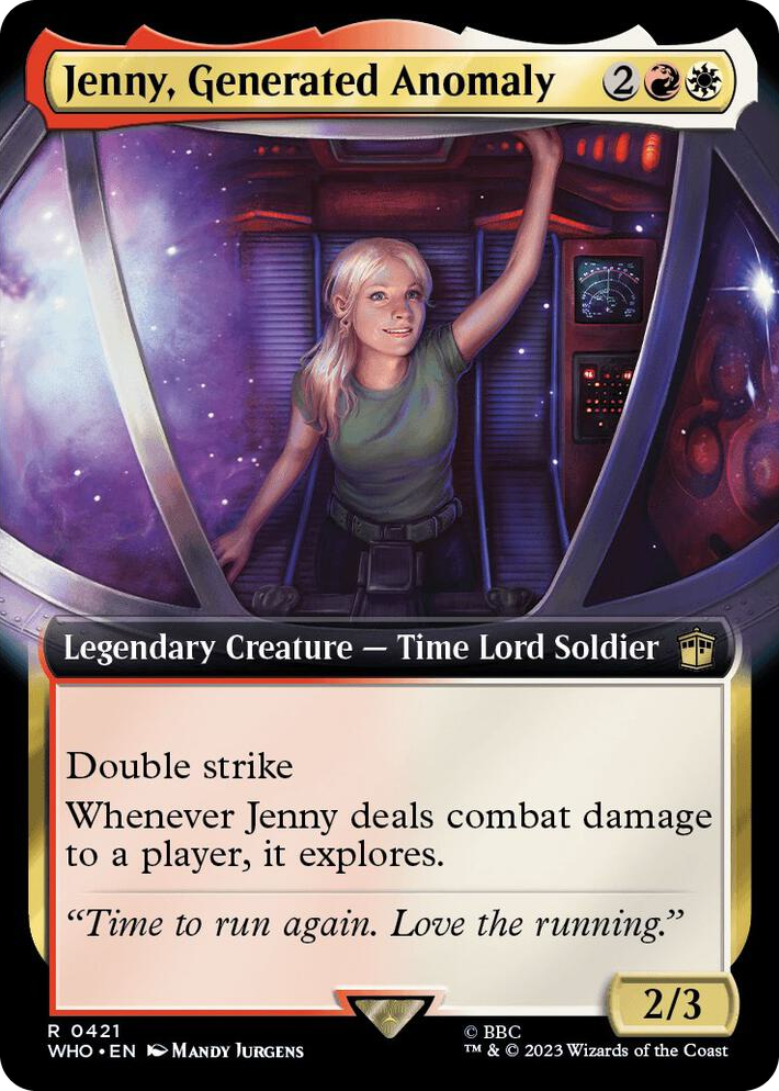 0421 Jenny, Generated Anomaly (Extended Art) R Universes Beyond: Doctor Who