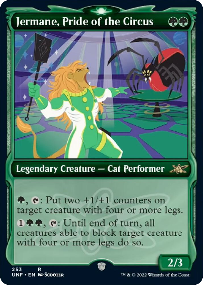 0253 Jermane, Pride of the Circus (Showcase) R Unfinity