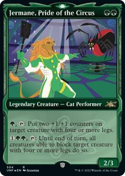 0504 Jermane, Pride of the Circus (Showcase) (Galaxy Foil) R Unfinity