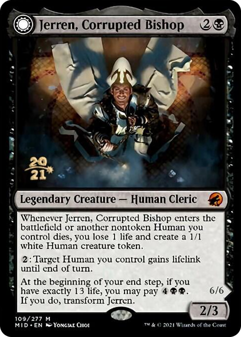 Jerren, Corrupted Bishop #109 M - Prerelease Cards Pokemon card