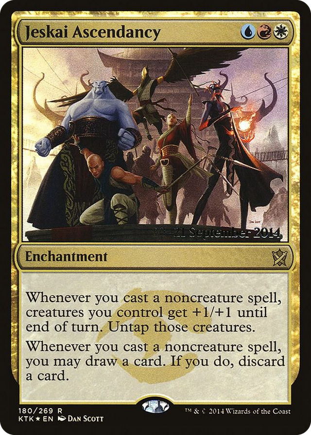 0180 Jeskai Ascendancy R Prerelease Cards