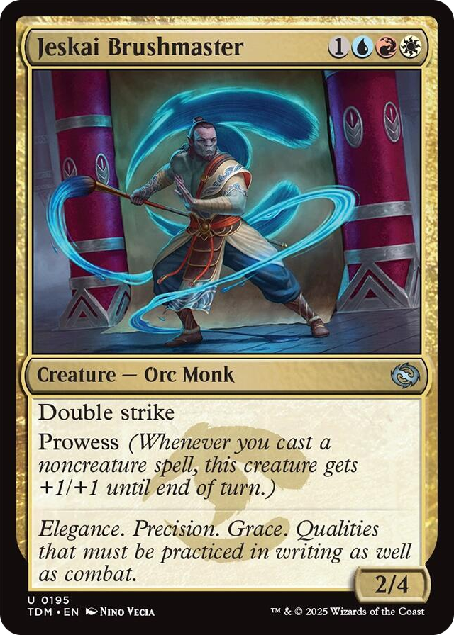 0195 Jeskai Brushmaster U Dragonstorm