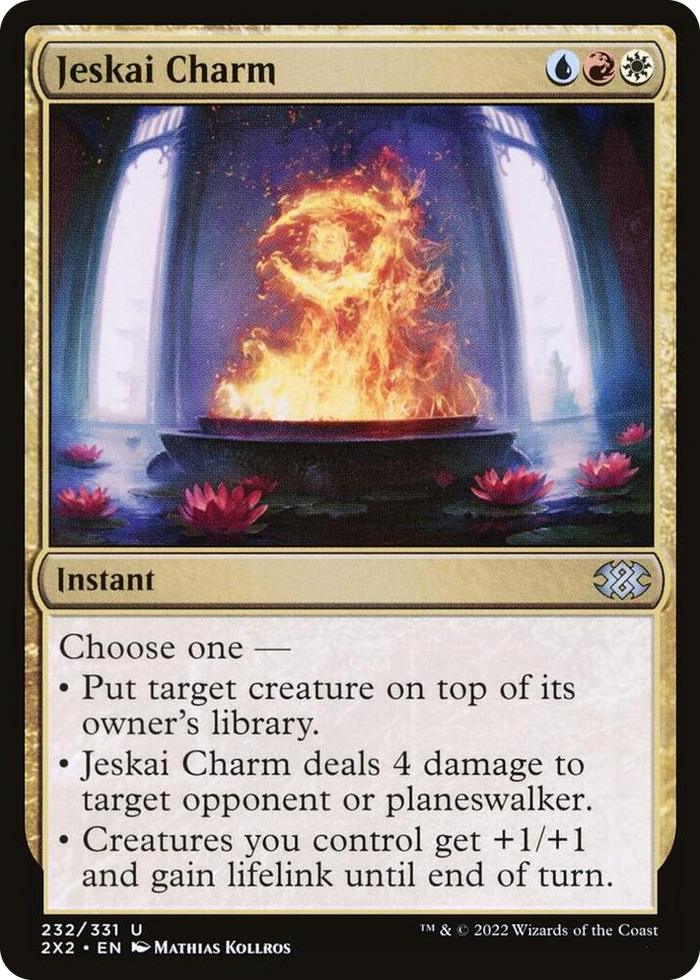 Jeskai Charm #232 U - Double Masters 2022 Pokemon card