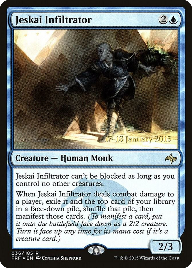 0036 Jeskai Infiltrator R Prerelease Cards