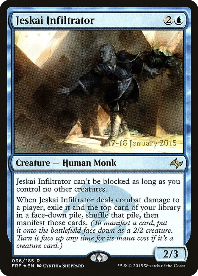 Jeskai Infiltrator #36 R - Prerelease Cards Pokemon card