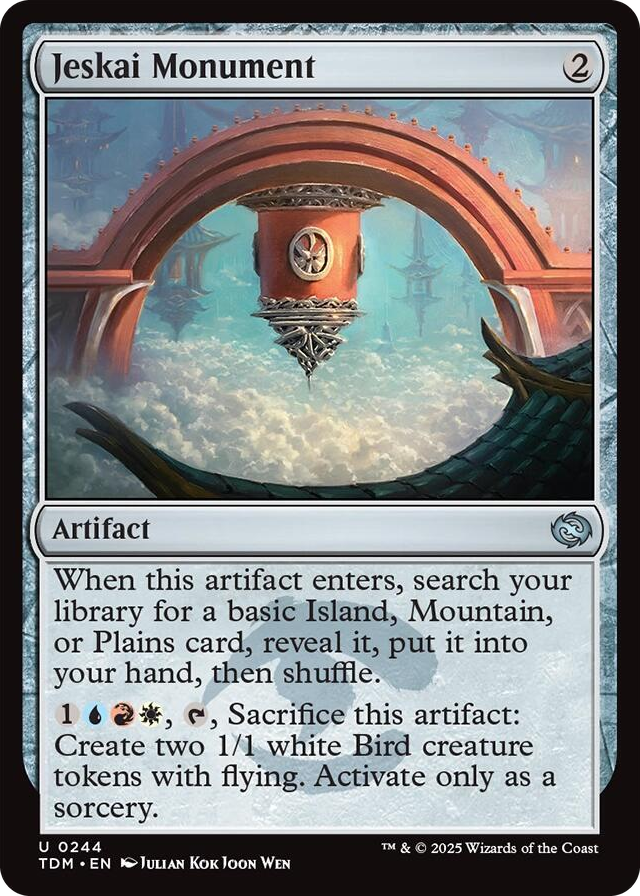 0244 Jeskai Monument U Dragonstorm