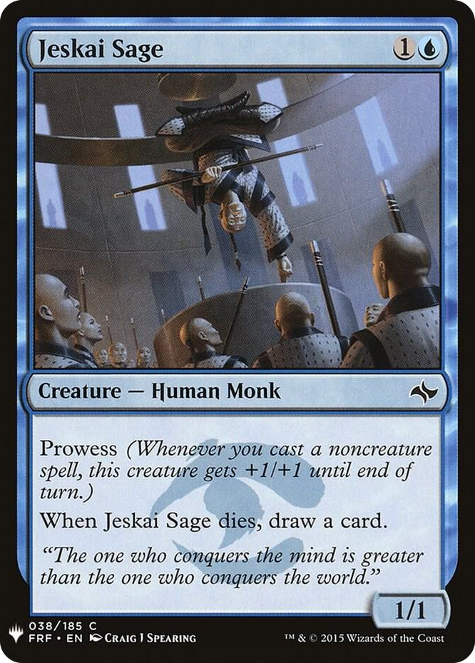 0038 Jeskai Sage C The List Reprints