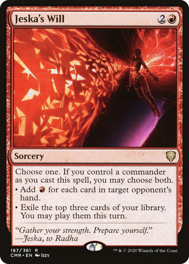 0187 Jeska's Will R Commander Legends