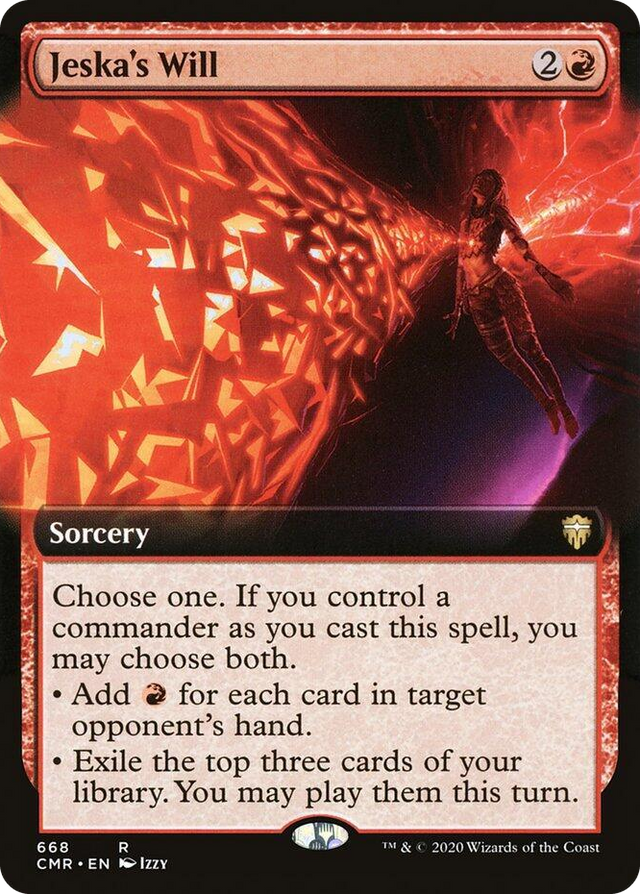 0668 Jeska's Will (Extended Art) R Commander Legends