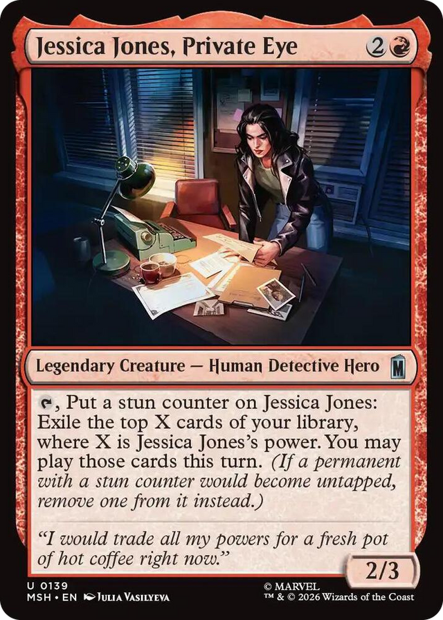 0139 Jessica Jones, Private Eye U Marvel Super Heroes