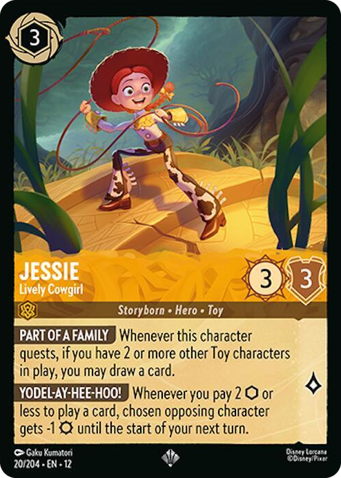 0020 Jessie - Lively Cowgirl Super Rare Wilds Unknown