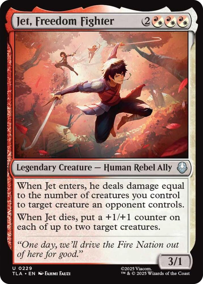 0229 Jet, Freedom Fighter U The Last Airbender