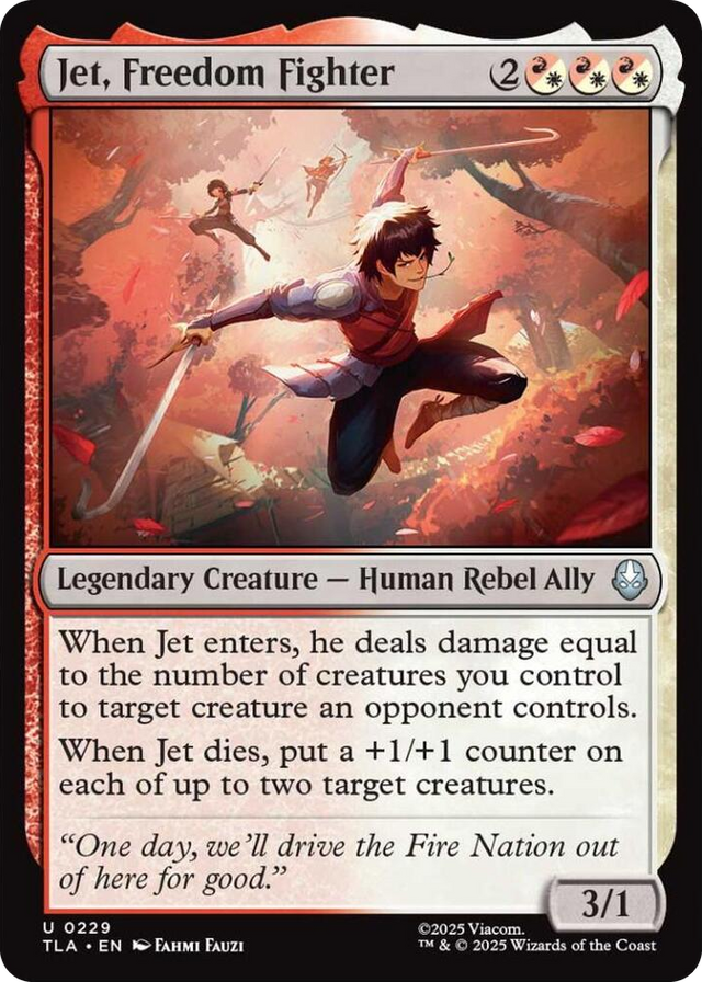 0229 Jet, Freedom Fighter U The Last Airbender