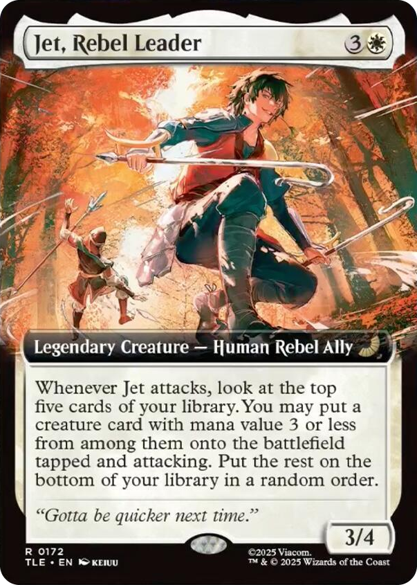 0172 Jet, Rebel Leader (Extended Art) R The Last Airbender: Eternal-Legal