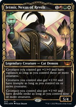 0377 Jetmir, Nexus of Revels (Gilded Foil) M Streets of New Capenna