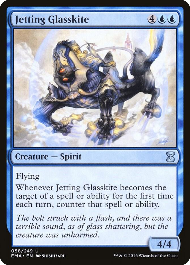 Jetting Glasskite #58 U - Eternal Masters Pokemon card