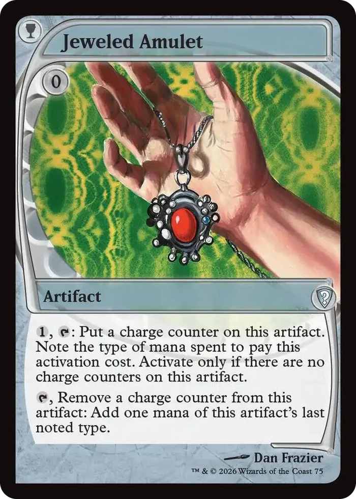 0075 Jeweled Amulet (Future Sight) R Mystery Booster Commander Edition