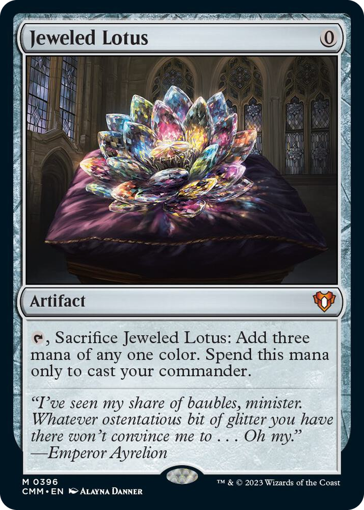 0396 Jeweled Lotus M Commander Masters