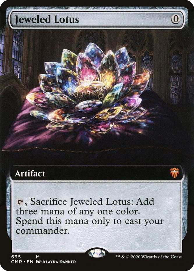0695 Jeweled Lotus (Extended Art) M Commander Legends