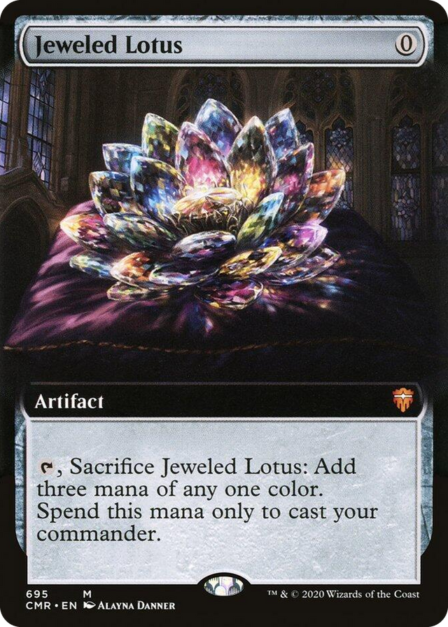 0695 Jeweled Lotus (Extended Art) M Commander Legends