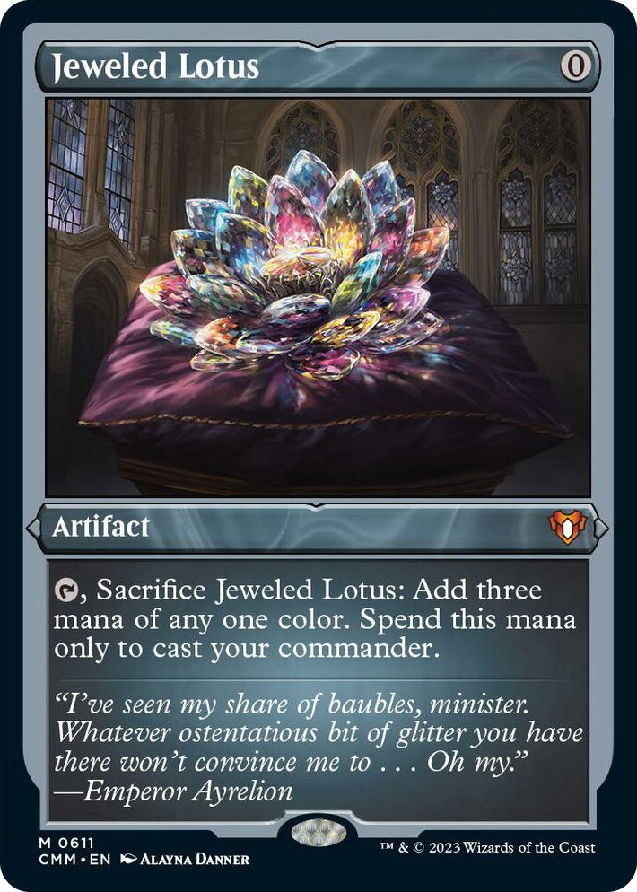 0611 Jeweled Lotus (Foil Etched) M Commander Masters
