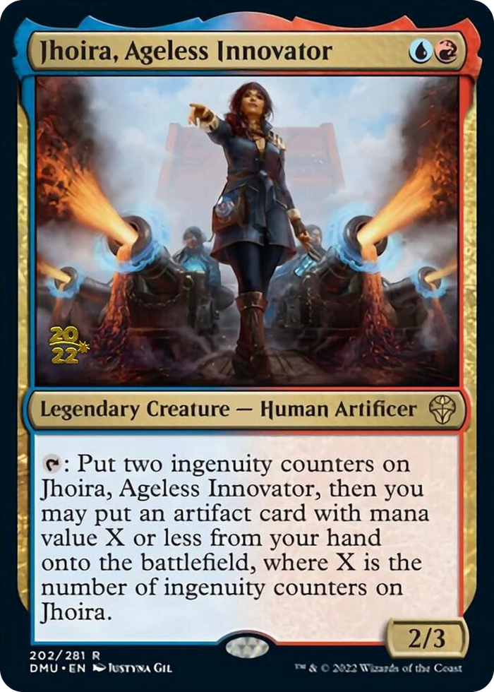 Jhoira, Ageless Innovator #202 R - Prerelease Cards Pokemon card
