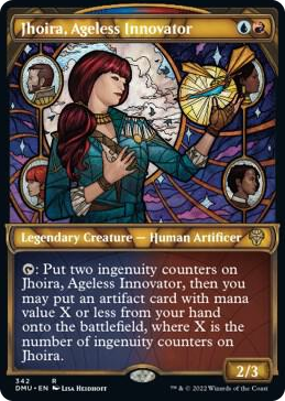 0342 Jhoira, Ageless Innovator (Textured Foil) R Dominaria United