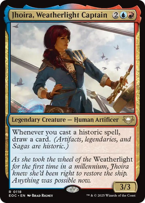 0118 Jhoira, Weatherlight Captain R Commander: Edge of Eternities