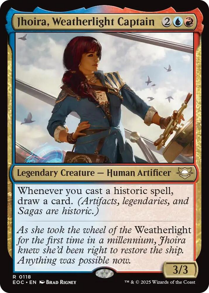 Jhoira, Weatherlight Captain #118 R - Commander: Edge of Eternities Pokemon card