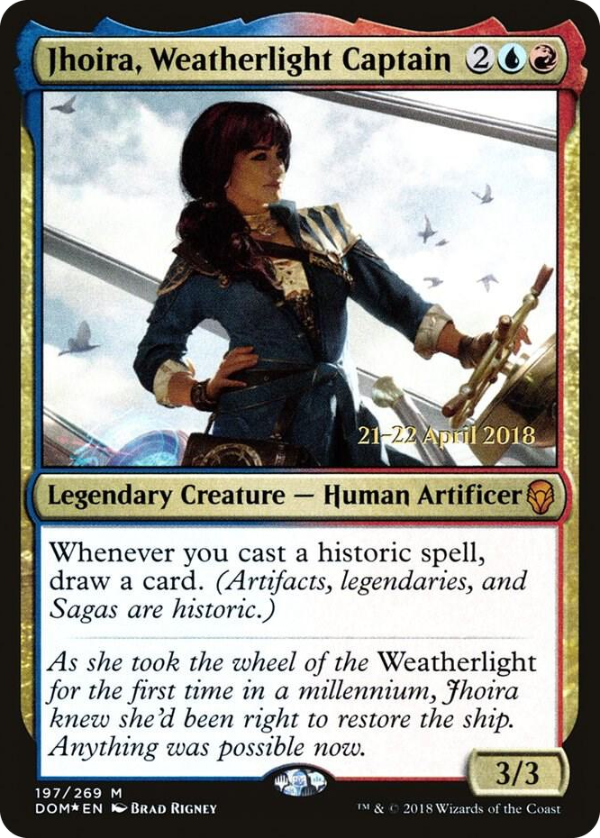 0197 Jhoira, Weatherlight Captain M Prerelease Cards