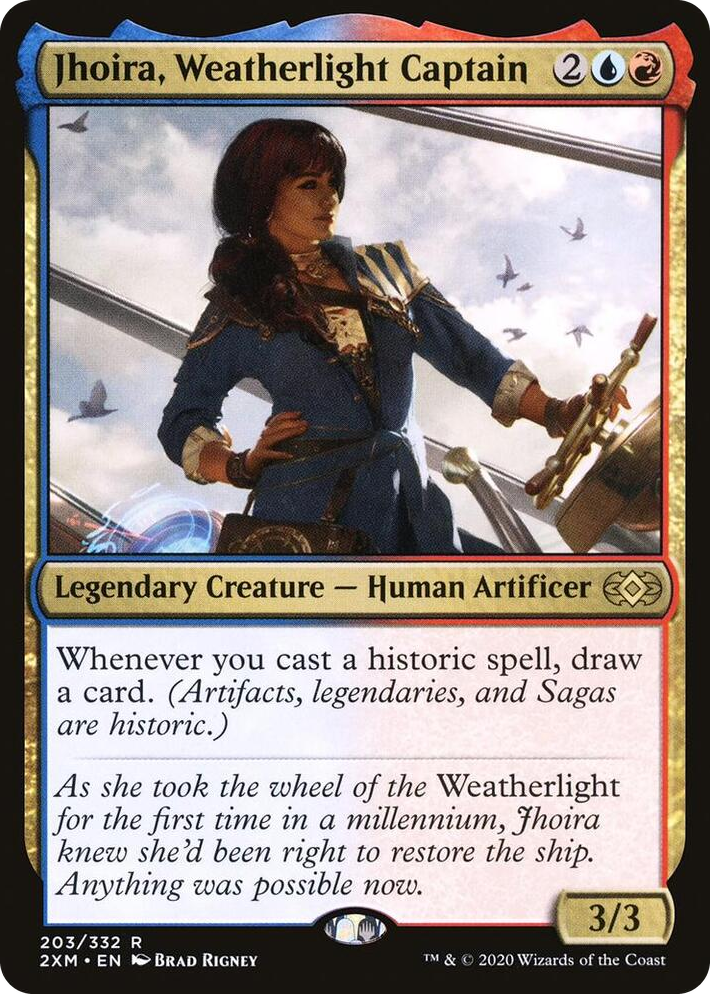 0203 Jhoira, Weatherlight Captain R Double Masters