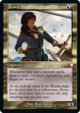 0126 Jhoira, Weatherlight Captain (Retro Frame) M Commander: The Brothers' War