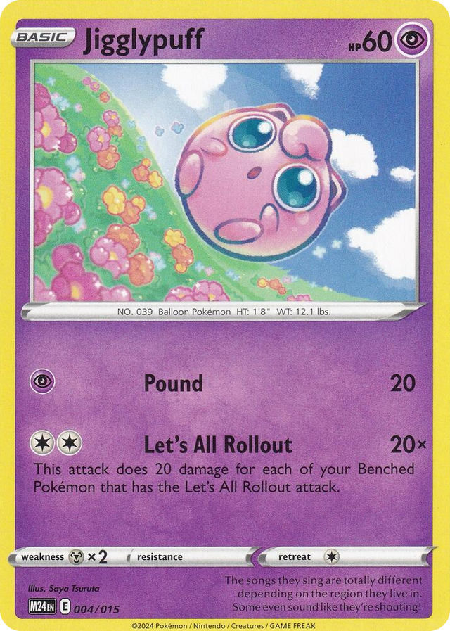 0004 Jigglypuff Promo McDonald's Promos 2024