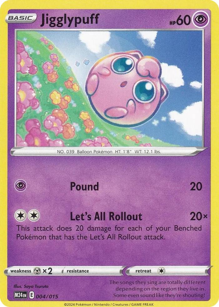 0004 Jigglypuff Promo McDonald's Promos 2024