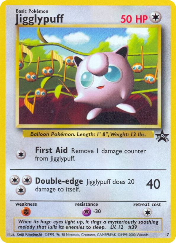 0007 Jigglypuff Promo WoTC Promo