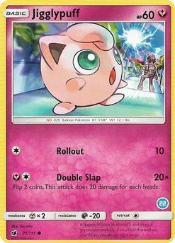 0021 Jigglypuff (22) Common SM Trainer Kit: Alolan Sandslash & Alolan Ninetales