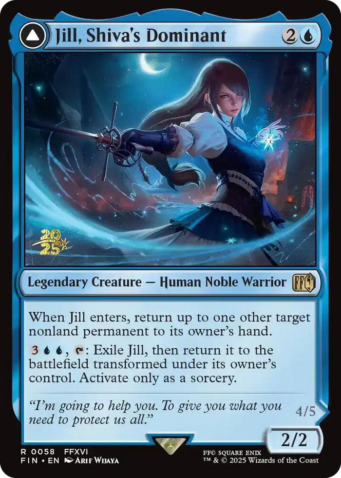 Jill, Shiva's Dominant #58 R - Prerelease Cards Pokemon card